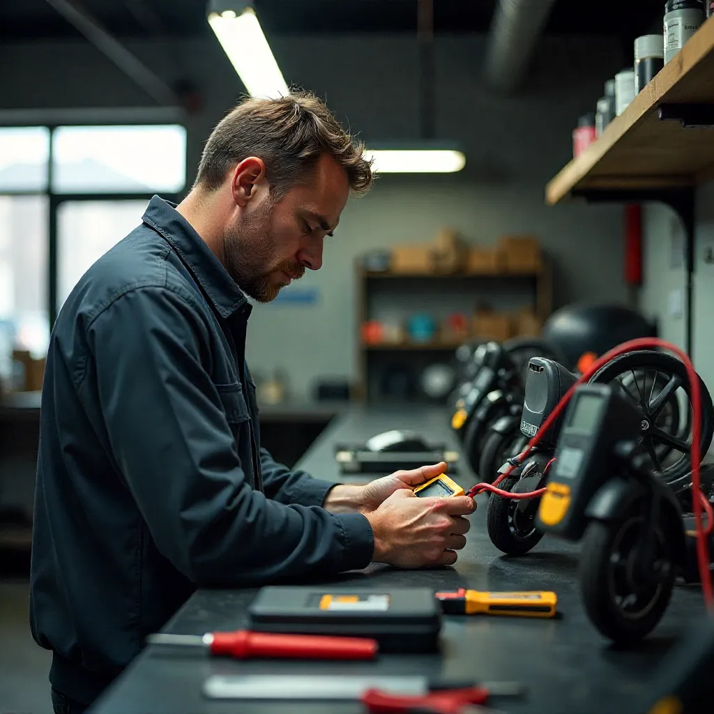 Elektrische scooter service